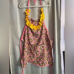 Regency Creations Rei Ruffled Luau Apron With Pineapples